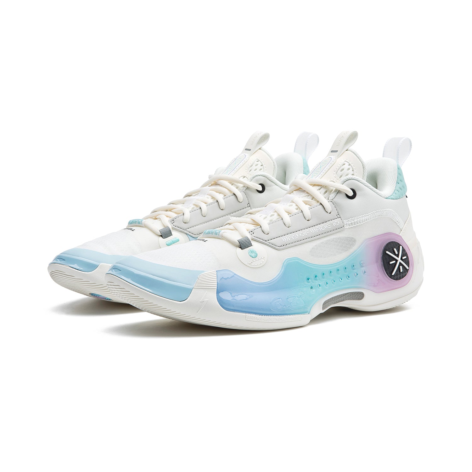 Way of Wade 10 Low Basketball Shoes "Cotton Candy" | Performance Sneakers