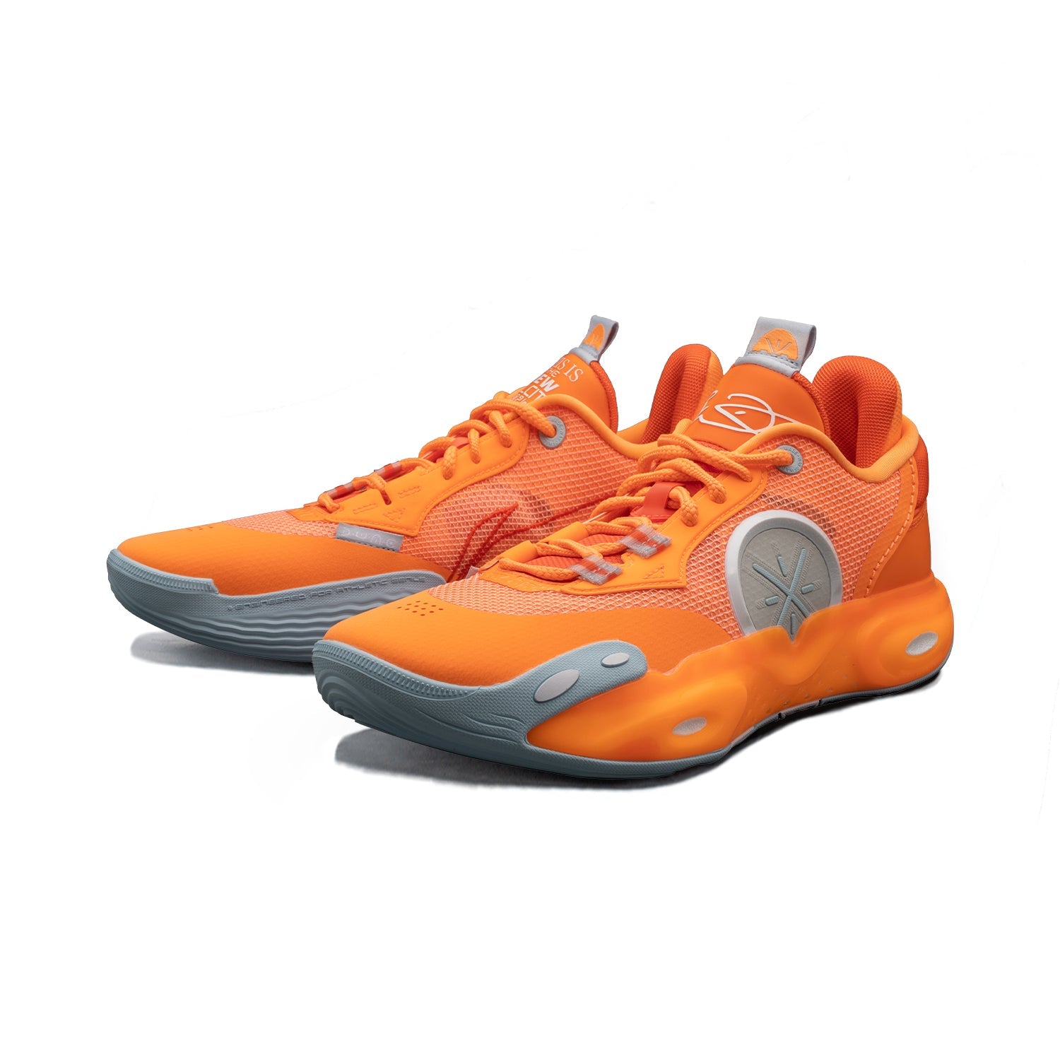 Wade All City 12 Basketball Shoes in Orange | Performance Sneakers